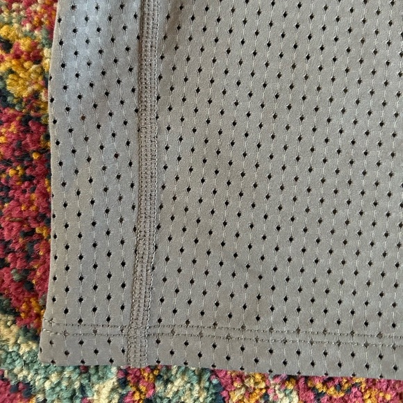 🔥Nike | Women's grey mesh cropped crewneck running top, pink/white accents sz XS - Picture 10 of 16